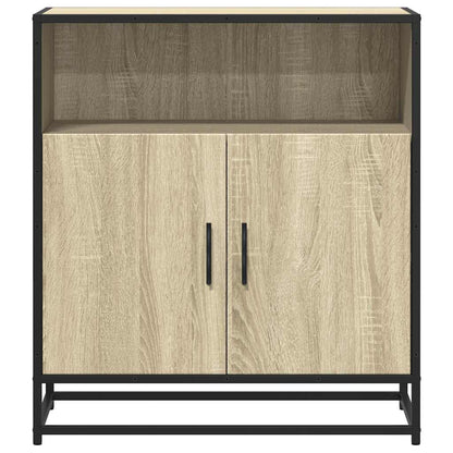 Dressoir 68x35x76 cm bewerkt hout sonoma eikenkleurig