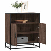 Sideboard 68x35x76 cm treated wood brown oak color