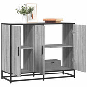 Dressoir 94x35x76 cm bewerkt hout grijs