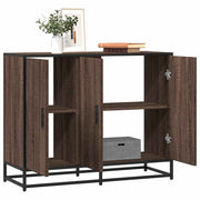 Dressoir 94x35x76 cm bewerkt hout bruin