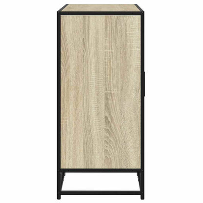 Dressoir 92x35x76 cm bewerkt hout sonoma eikenkleurig