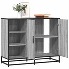 Sideboard 92x35x76 cm engineered wood grey Sonoma oak colour
