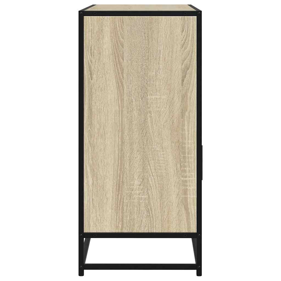 Dressoir 100x35x76 cm bewerkt hout sonoma eikenkleurig