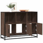 Dressoir 100x35x76 cm bewerkt hout bruin