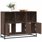 Sideboard 100x35x76 cm engineered wood brown oak color
