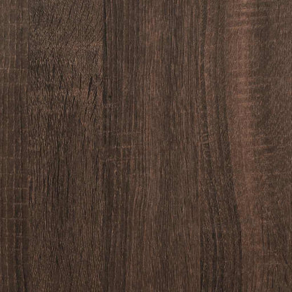 Ladekast 70x41x70 cm bewerkt hout bruin eikenkleur