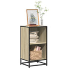 Boekenkast 40x35x76 cm bewerkt hout sonoma eiken