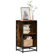 Boekenkast 40x35x76 cm bewerkt hout gerookt eiken