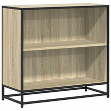 Boekenkast 80,5x35x76 cm bewerkt hout sonoma eikenkleurig