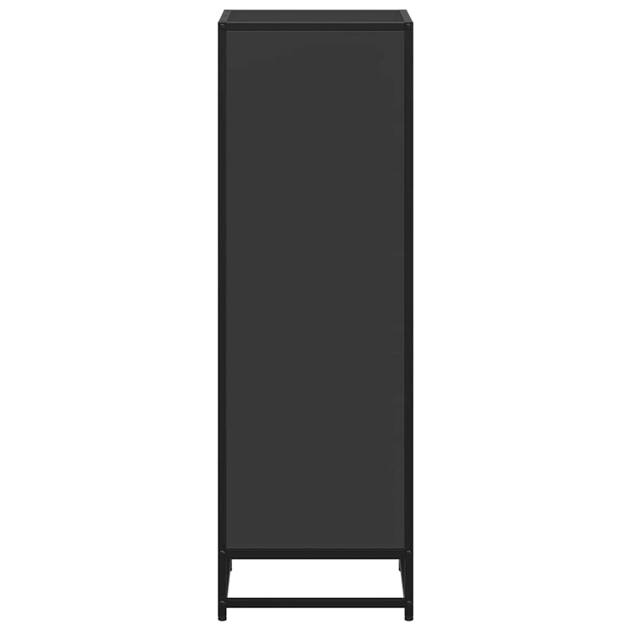 Boekenkast 40x35x107,5 cm bewerkt hout zwart