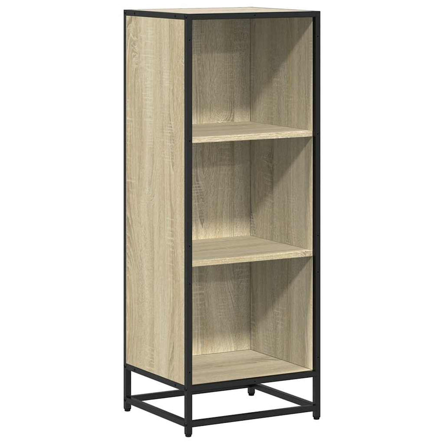 Boekenkast 40x35x107,5 cm bewerkt hout sonoma eikenkleurig