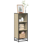 Boekenkast 40x35x107,5 cm bewerkt hout sonoma eiken