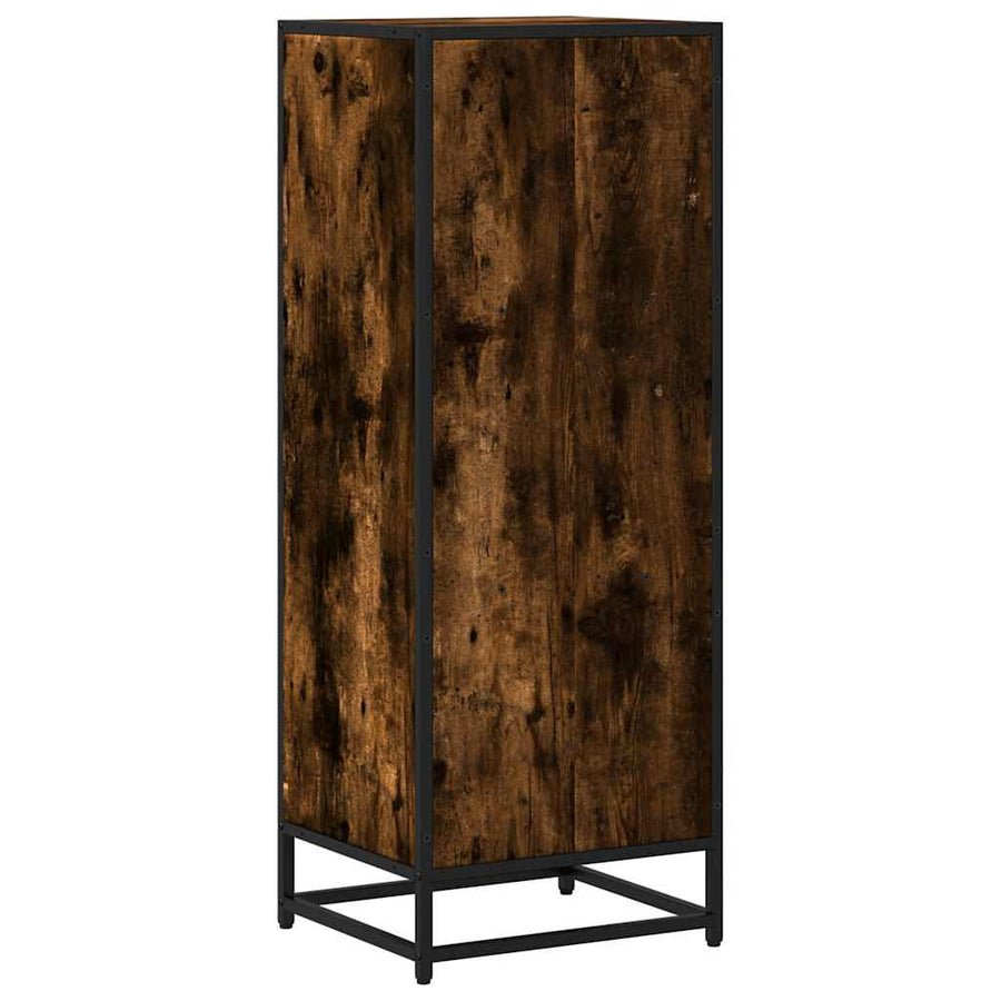 Boekenkast 40x35x107,5 cm bewerkt hout gerookt eikenkleurig