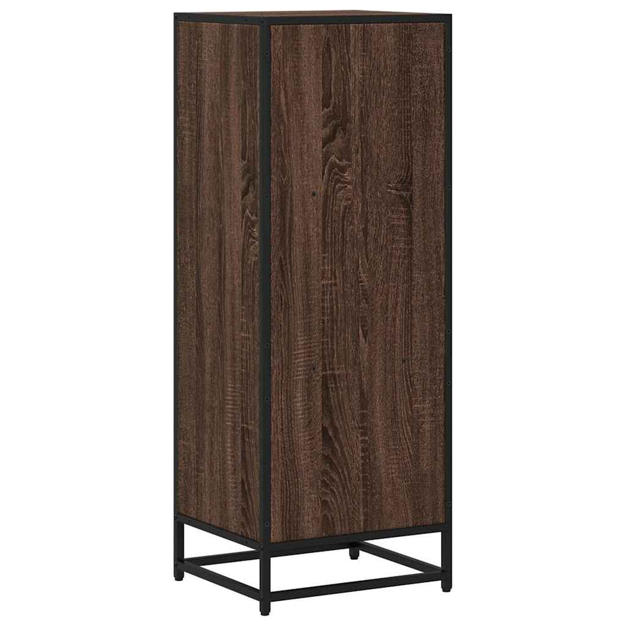 Boekenkast 40x35x107,5 cm bewerkt hout bruin eikenkleur