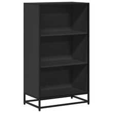 Boekenkast 60x35x107,5 cm bewerkt hout zwart