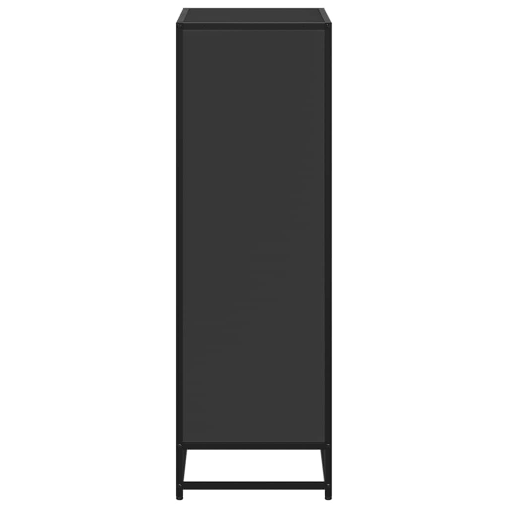 Boekenkast 60x35x107,5 cm bewerkt hout zwart