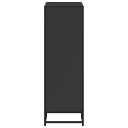 Boekenkast 60x35x107,5 cm bewerkt hout zwart