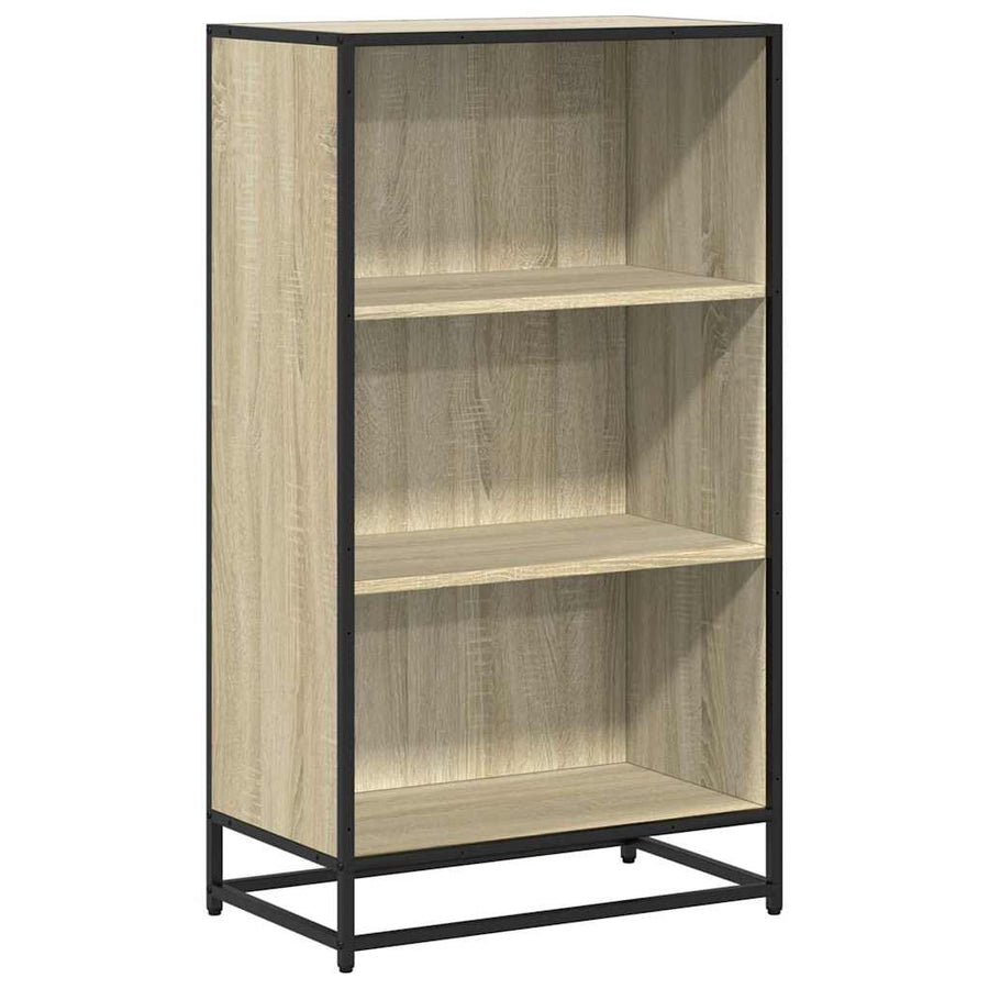 Boekenkast 60x35x107,5 cm bewerkt hout sonoma eikenkleurig