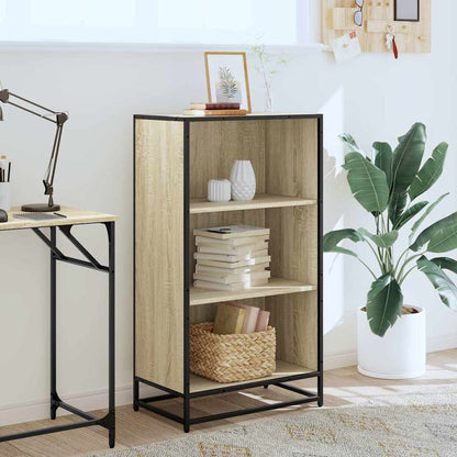 Boekenkast 60x35x107,5 cm bewerkt hout sonoma eikenkleurig