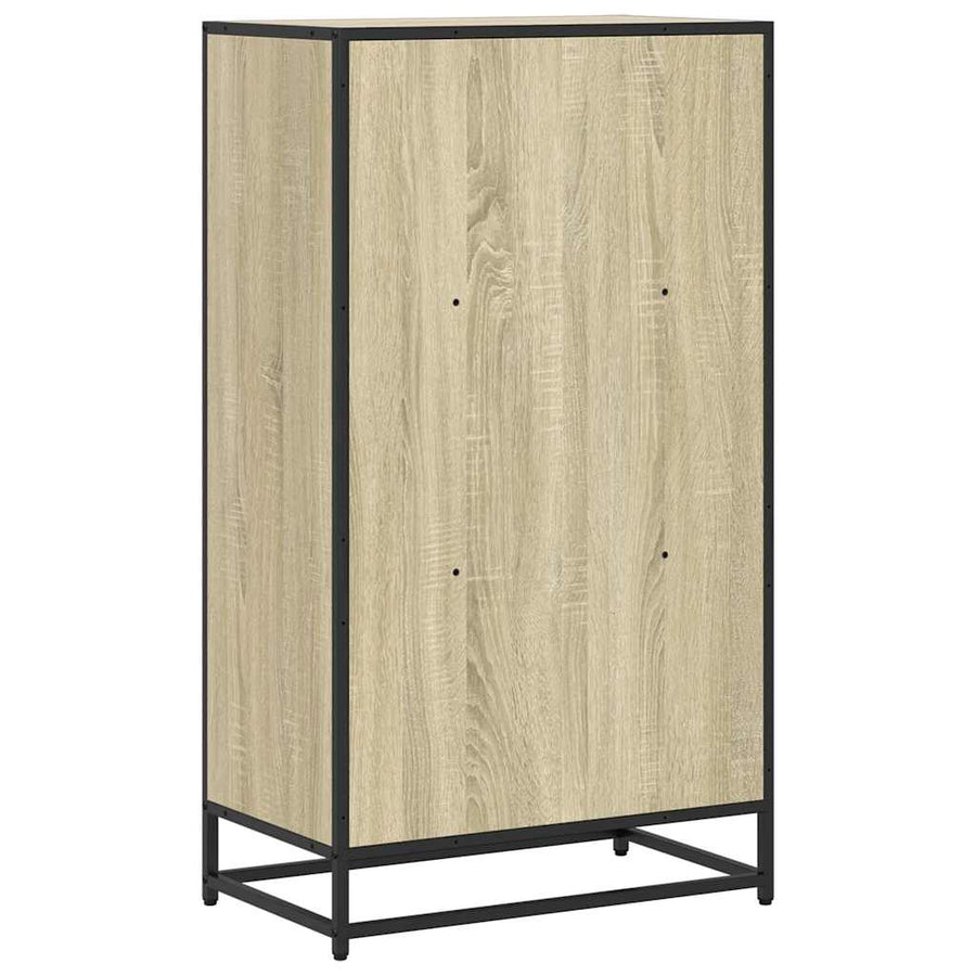Boekenkast 60x35x107,5 cm bewerkt hout sonoma eikenkleurig