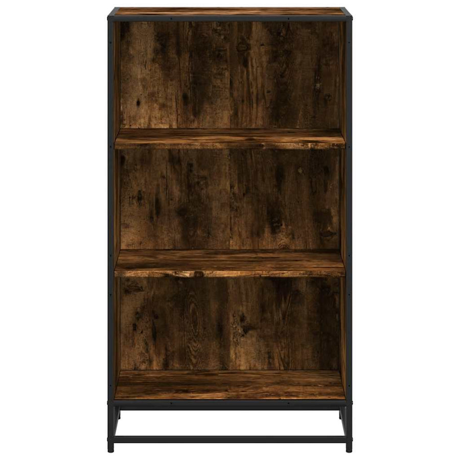 Boekenkast 60x35x107,5 cm bewerkt hout gerookt eikenkleurig