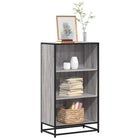 Boekenkast 60x35x107,5 cm bewerkt hout grijs