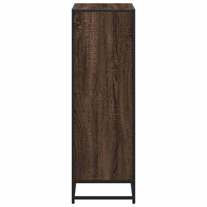Boekenkast 60x35x107,5 cm bewerkt hout bruin eikenkleur