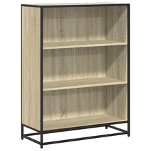 Boekenkast 80,5x35x107,5 cm bewerkt hout sonoma eikenkleurig