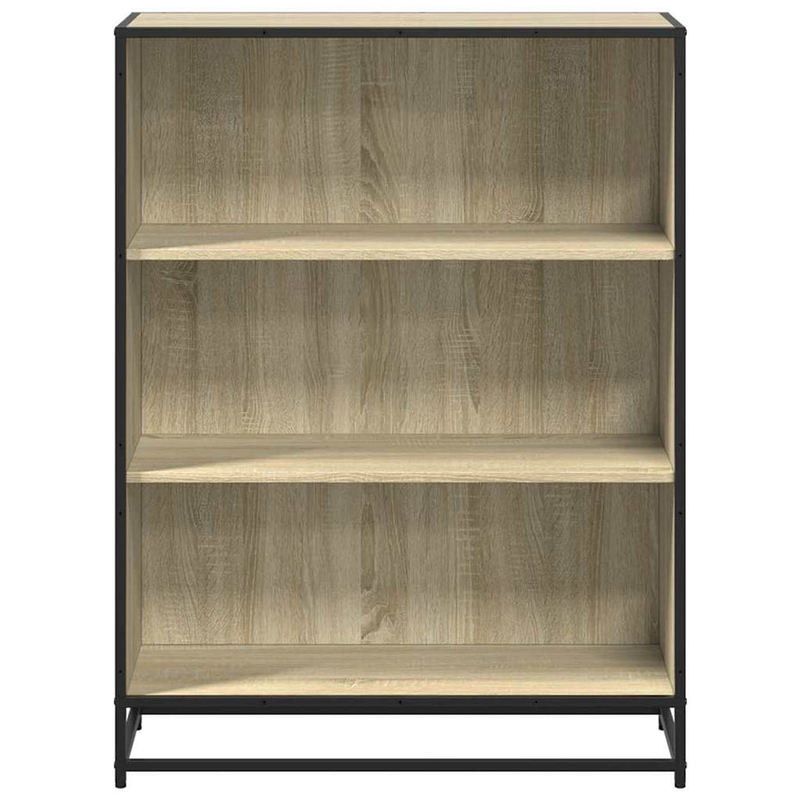 Boekenkast 80,5x35x107,5 cm bewerkt hout sonoma eikenkleurig