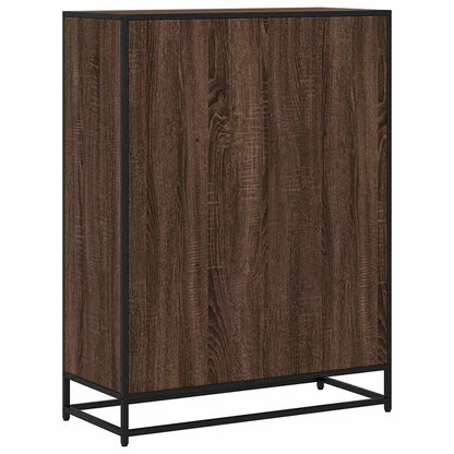 Boekenkast 80,5x35x107,5 cm bewerkt hout bruin eikenkleur
