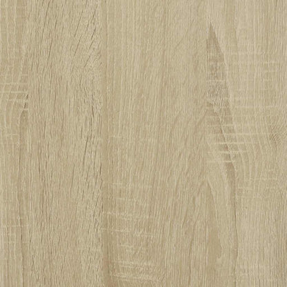 Boekenkast 40x35x139 cm bewerkt hout sonoma eikenkleurig