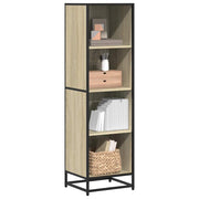Boekenkast 40x35x139 cm bewerkt hout sonoma eiken