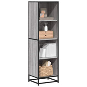 Boekenkast 40x35x139 cm grijs sonoma eiken bewerkt hout