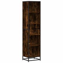 Boekenkast 40x35x170,5 cm bewerkt hout gerookt eikenkleurig