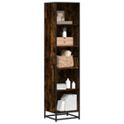 Bookcase 40x35x170.5 cm engineered wood smoked oak finish