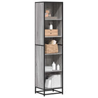 Boekenkast 40x35x170,5 cm grijs sonoma eiken