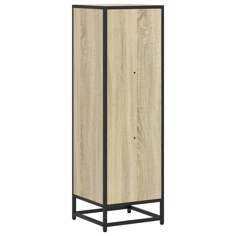Boekenkast 33,5x33x107,5 cm bewerkt hout sonoma eikenkleurig