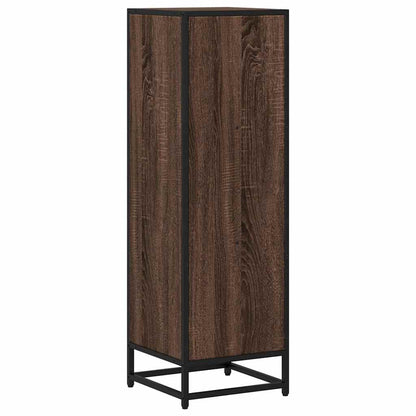 Boekenkast 33,5x33x107,5 cm bewerkt hout bruin eikenkleur