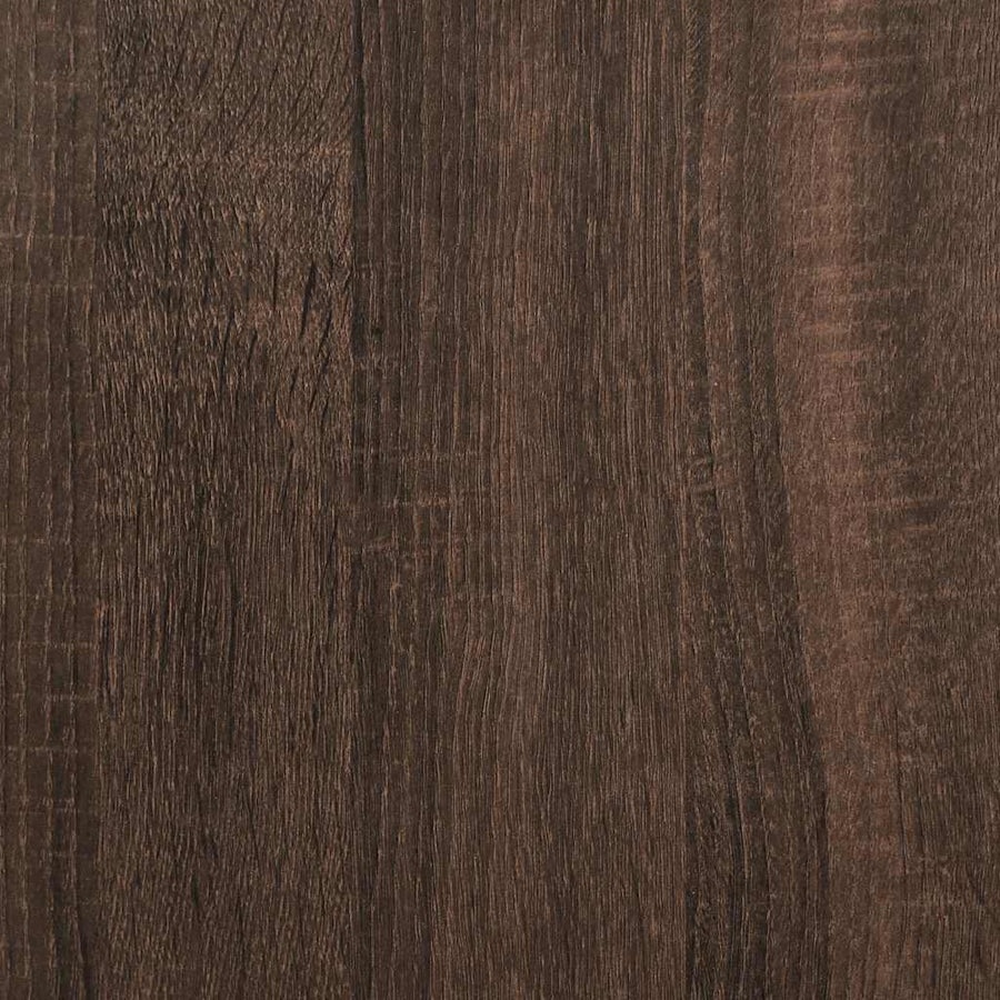 Boekenkast 33,5x33x107,5 cm bewerkt hout bruin eikenkleur