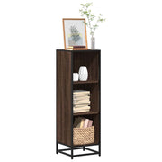 Boekenkast 33,5x33x107,5 cm bewerkt hout metaal