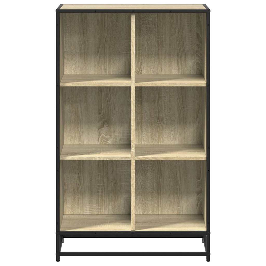 Boekenkast 65,5x33x107,5 cm bewerkt hout sonoma eikenkleurig
