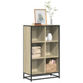 Boekenkast 65,5x33x107,5 cm bewerkt hout sonoma eikenkleurig