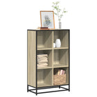 Boekenkast 65,5x33x107,5 cm bewerkt hout sonoma eiken