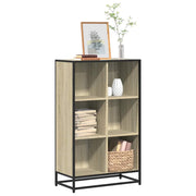 Boekenkast 65,5x33x107,5 cm bewerkt hout sonoma eiken