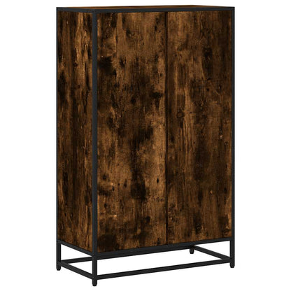Boekenkast 65,5x33x107,5 cm bewerkt hout gerookt eikenkleurig