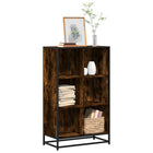 Bookcase 65.5x33x107.5 cm engineered wood smoked oak look