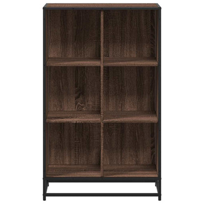 Boekenkast 65,5x33x107,5 cm bewerkt hout bruin eikenkleur