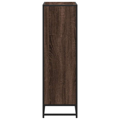 Boekenkast 65,5x33x107,5 cm bewerkt hout bruin eikenkleur