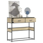 Console table 90x35x80 cm engineered wood Sonoma oak