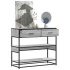 Wandtafel 90x35x80 cm grijs
